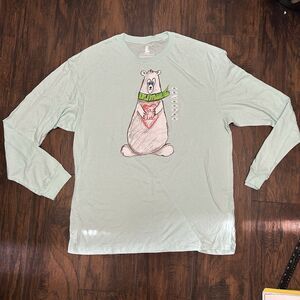 St Jude Children's Research Hospital Long Sleeve T-shirt Mint Green Women's XL